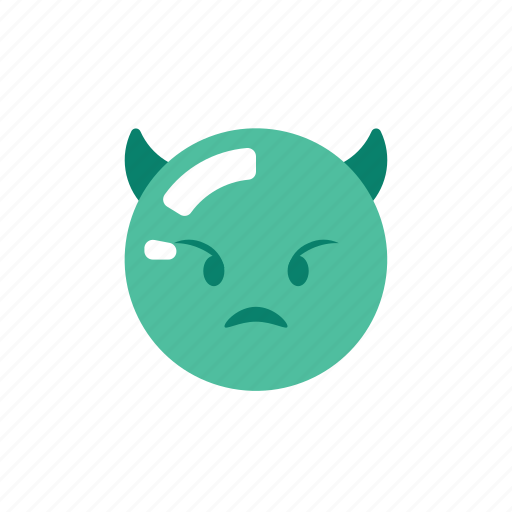 Angry, devil, emoji, emoticon, emotion, evil icon - Download on Iconfinder
