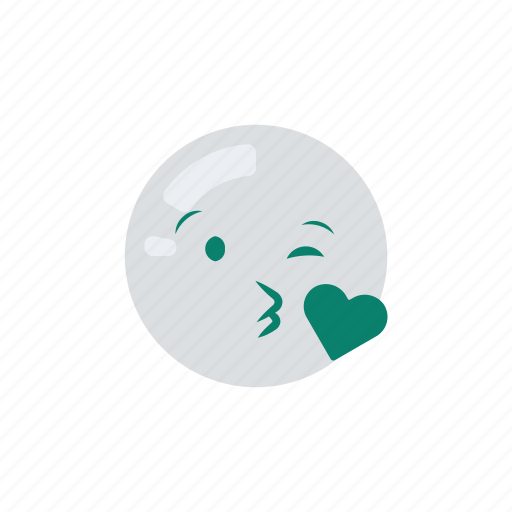 Emoji, emoticon, emotion, heart, kiss, love icon - Download on Iconfinder