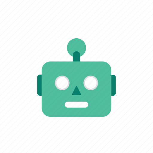 Emoji, emoticon, emotion, machine, robot, smiley icon - Download on Iconfinder