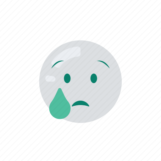 Cry, emoji, emoticon, emotion, sad, tear icon - Download on Iconfinder