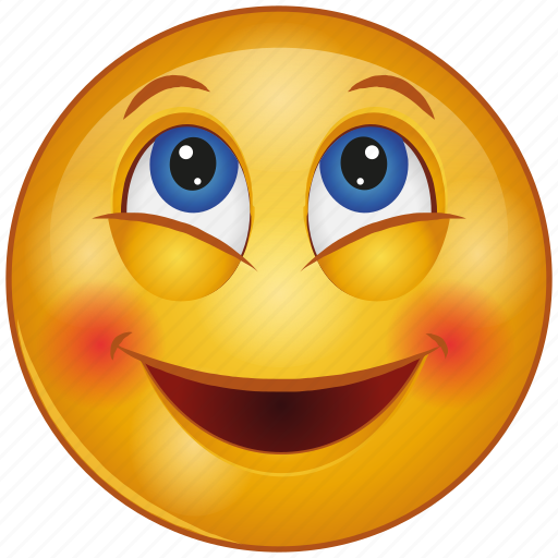 Cartoon, character, emoji, emotion, face, happy, smile icon - Download on Iconfinder
