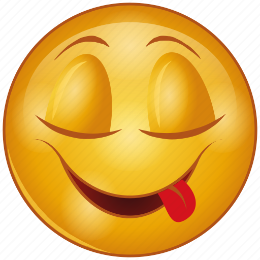 Cartoon, emoji, emotion, face, happy, smile, tongue icon - Download on Iconfinder