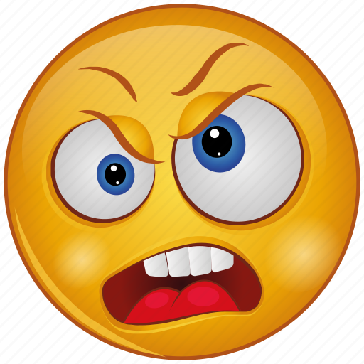  Angry  annoyed cartoon  character emoji  emotion face icon