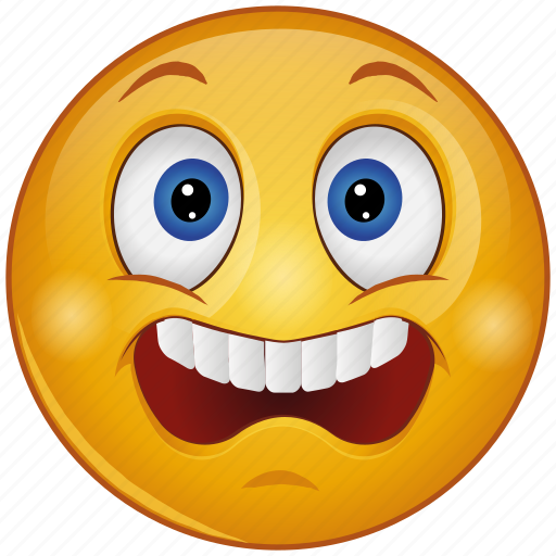 Cartoon, character, emoji, emotion, face, sad, shock icon - Download on Iconfinder
