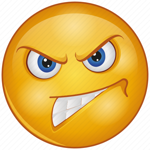Angry, annoyed, cartoon, character, emoji, emotion, face icon ...