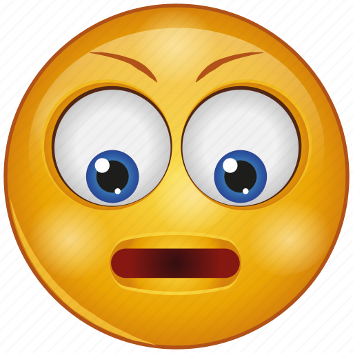 Cartoon, character, down eyes, emoji, emotion, face, smiley icon - Download on Iconfinder