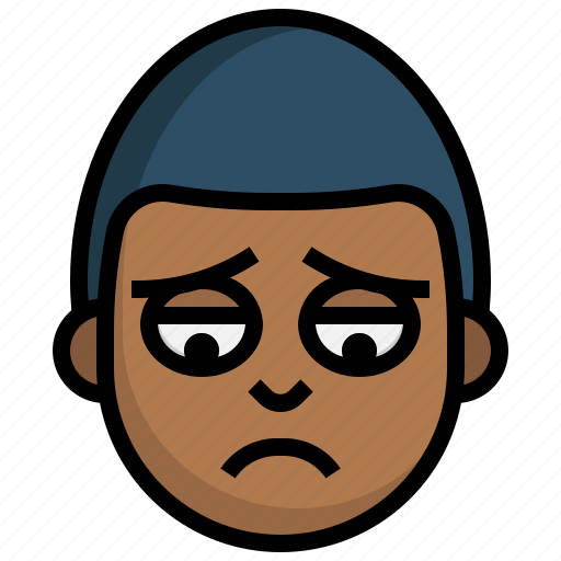Sadly, emoji, unhappy, emoticons, feelings icon - Download on Iconfinder