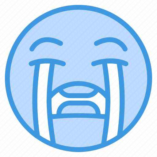 Cry, crying, emoji, emoticon, face, sad, smiley icon - Download on Iconfinder