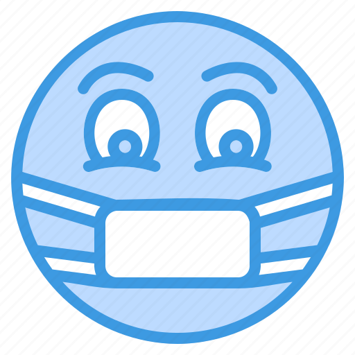 Emoji, emoticon, face, mask, medical, sick, virus icon - Download on Iconfinder