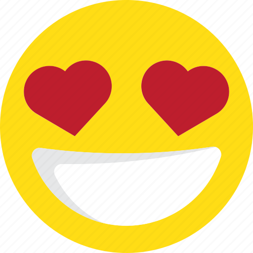 Emoji, emoticons, heart, in love, love icon - Download on Iconfinder