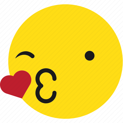 Emoji, emoticons, kiss, love, wink icon - Download on Iconfinder