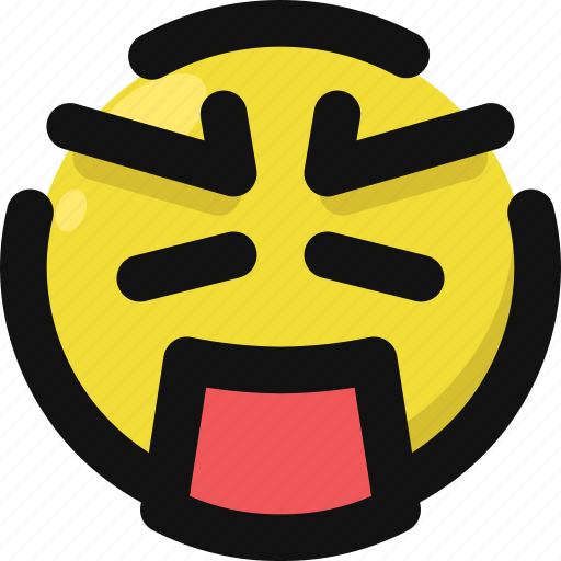 Awkward, embarrassed, emoji, emoticon, feelings, smileys, upset icon - Download on Iconfinder