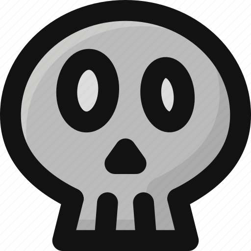 Dead, death, emoji, emoticon, feelings, skull, smileys icon - Download on Iconfinder