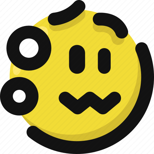 Confused, drunk, emoji, emoticon, feelings, smileys, tipsy icon - Download on Iconfinder
