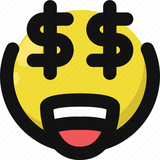Emoji, emoticon, feelings, happy, money, rich, smileys icon - Download on Iconfinder