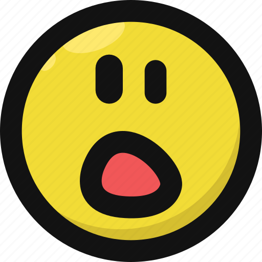 Emoji, emoticon, feelings, shock, shocked, smileys, surprised icon - Download on Iconfinder