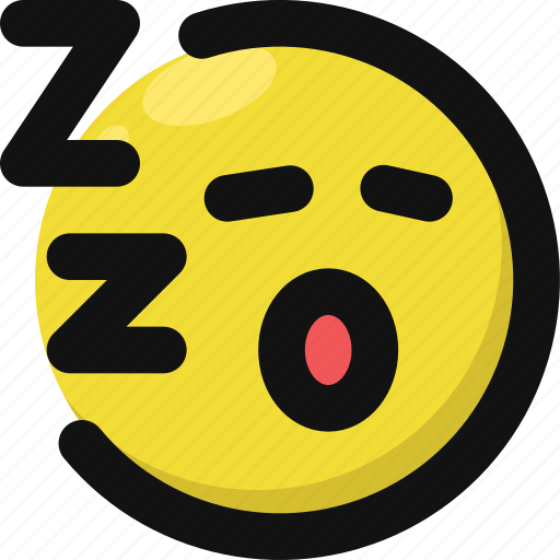 Emoji, emoticon, feelings, sleepy, smileys, snore, tired icon - Download on Iconfinder