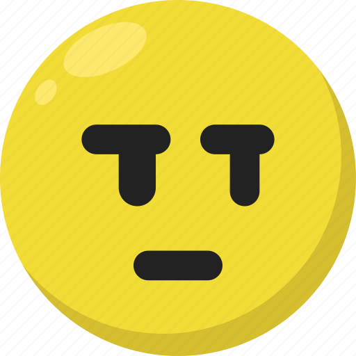 Annoyed, bored, emoji, emoticon, feelings, smileys, tired icon - Download on Iconfinder