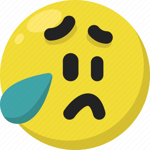 Cry, emoji, emoticon, feelings, sad, smileys, tears icon - Download on Iconfinder