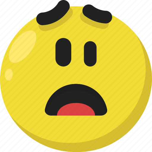 Emoji, emoticon, feelings, shock, shocked, smileys, upset icon - Download on Iconfinder