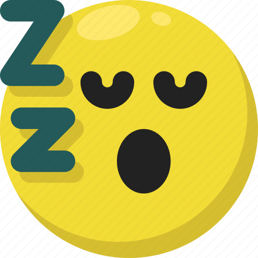 Emoji, emoticon, feelings, sleepy, smileys, snore, tired icon - Download on Iconfinder