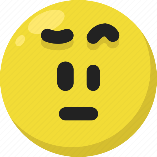 Emoji, emoticon, feelings, perplexed, smileys, suspicious, uncertain icon - Download on Iconfinder