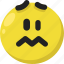 emoji, emoticon, feelings, sad, smileys, upset, worried 