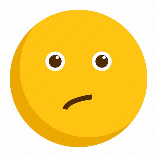 Confused, confusing, emoji, emoticon, upset icon - Download on Iconfinder