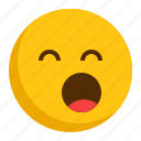 emoji, emoticon, sleepy, yawn