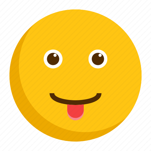 Emoji, emoticon, happy, smile, teasing, tongue icon - Download on Iconfinder