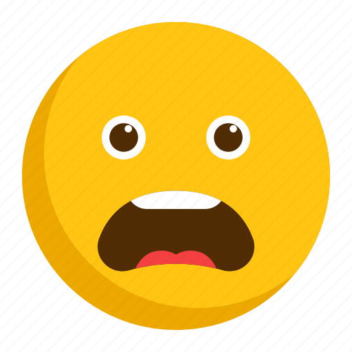 Emoji, emoticon, shock, surprised icon - Download on Iconfinder