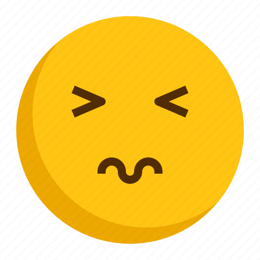 Confused, emoji, emoticon, sick icon - Download on Iconfinder
