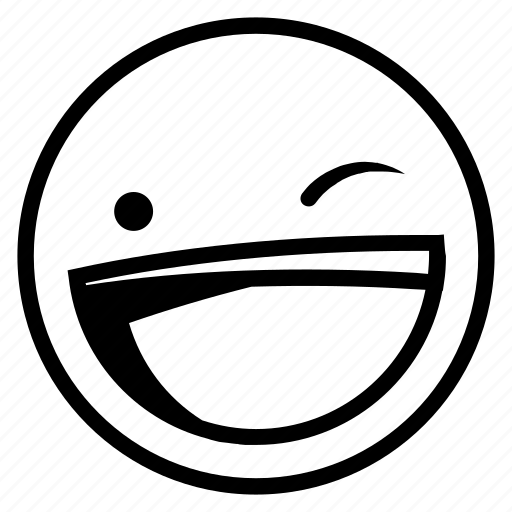 Emoji, emoticon, happy, wink icon - Download on Iconfinder