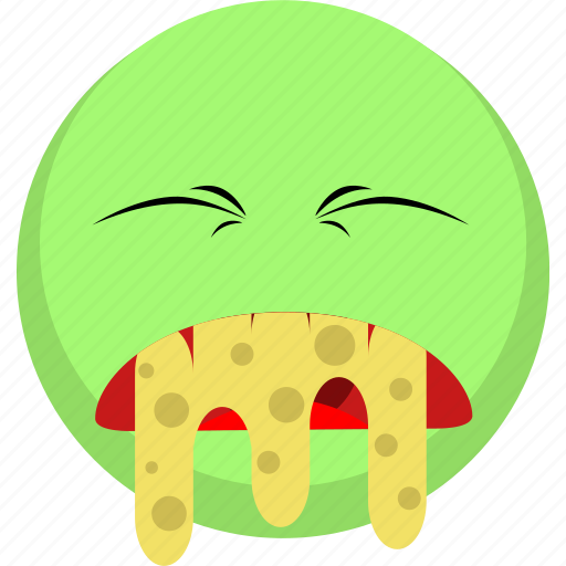 Emoji, emotion, green, illnes, sick, vomit icon - Download on Iconfinder