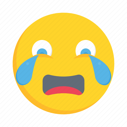 Face, emoji, emoticon, crying, sad icon - Download on Iconfinder
