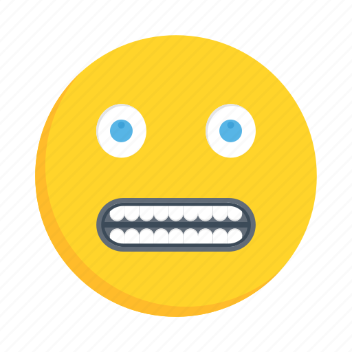 Face, emoji, emoticon, grimacing, smiley icon - Download on Iconfinder