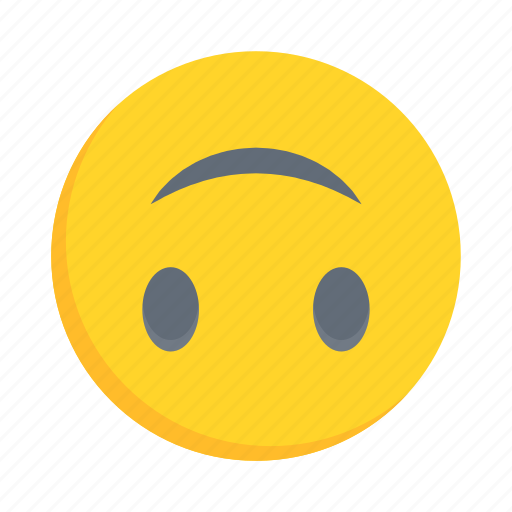 Face, emoji, emoticon, upsidedown, smiley icon - Download on Iconfinder