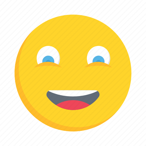 Happy, smiling, face, emoji, emoticon icon - Download on Iconfinder