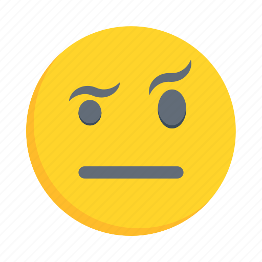 Emoji, emoticon, facewithraisedeyebrow, smiley, feelings icon - Download on Iconfinder