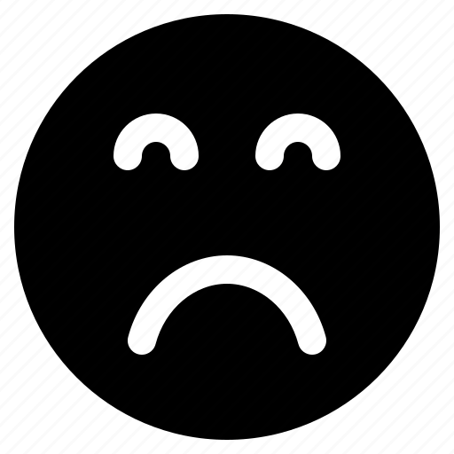 Chat, emoji, emoticon, emotion, expression, face, sad icon - Download on Iconfinder