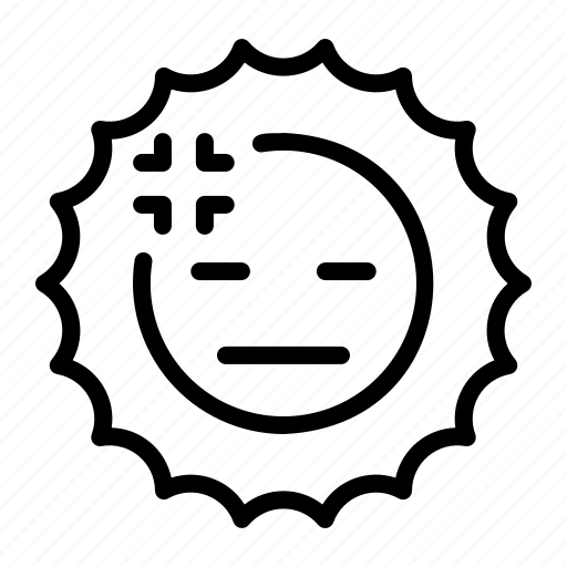 Disappointment, emoji, smileys, feeling, expression, emoticon, sun icon - Download on Iconfinder