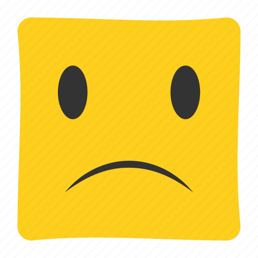 Emoji, emoticon, emotion, expression, face, neutral, sad icon - Download on Iconfinder