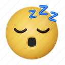 sleep, emoji, emoticon, expression, face, avatar, feeling, people