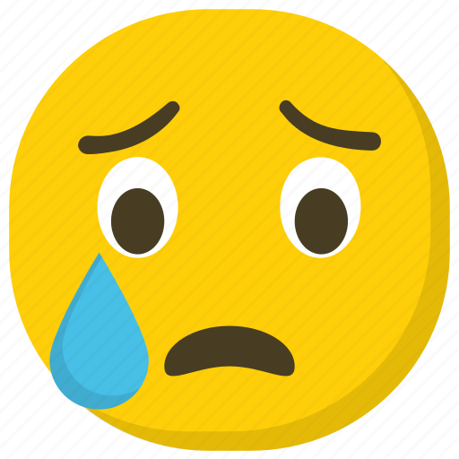 Crying emoji, emoji, emoticon, expressions, smiley icon - Download on Iconfinder