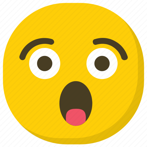 Astonished smiley, emoticon, facial expressions, smiley, surprised emoji icon - Download on Iconfinder