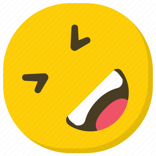 Emoticon, expressions, feelings, laughing emoji, smiling icon - Download on Iconfinder