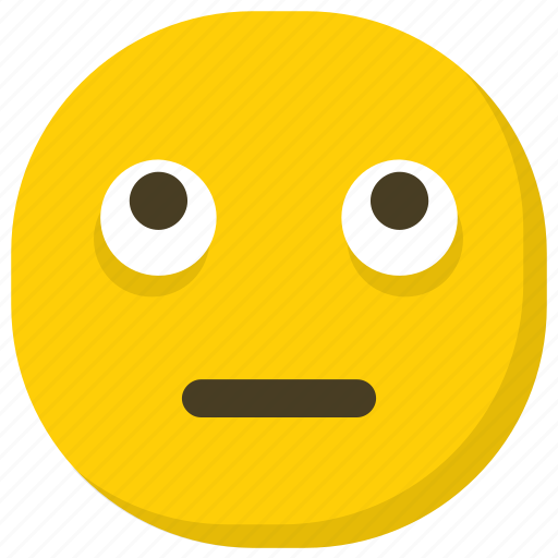 Emoticon, expressions, ideogram, neutral face, smiley icon - Download on Iconfinder