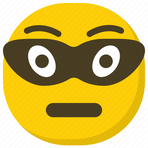Burglar emoji, emoticon, expressions, ideogram, smiley icon - Download on Iconfinder