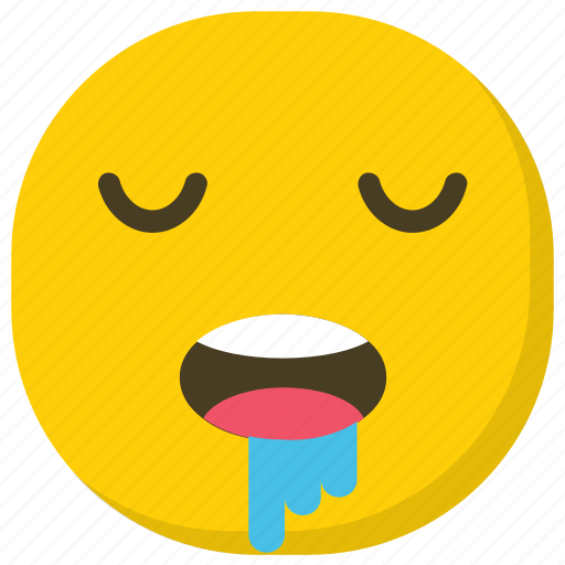 Drooling emoji, emoticon, expressions, ideogram, smiley icon - Download on Iconfinder
