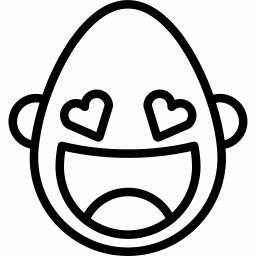 Bold, emojis, emotion, happy, love, man, smiley icon - Download on Iconfinder